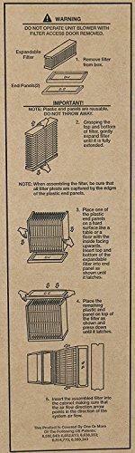 16x22 25x22 MERV 10 Air Filter D26117