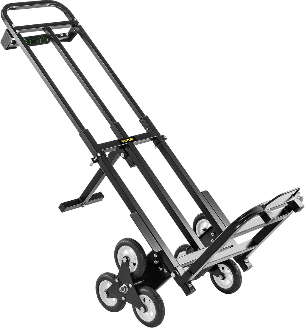Stair Climbing Cart 420lbs Capacity Hand Truck with Adjustable Handle Q61751