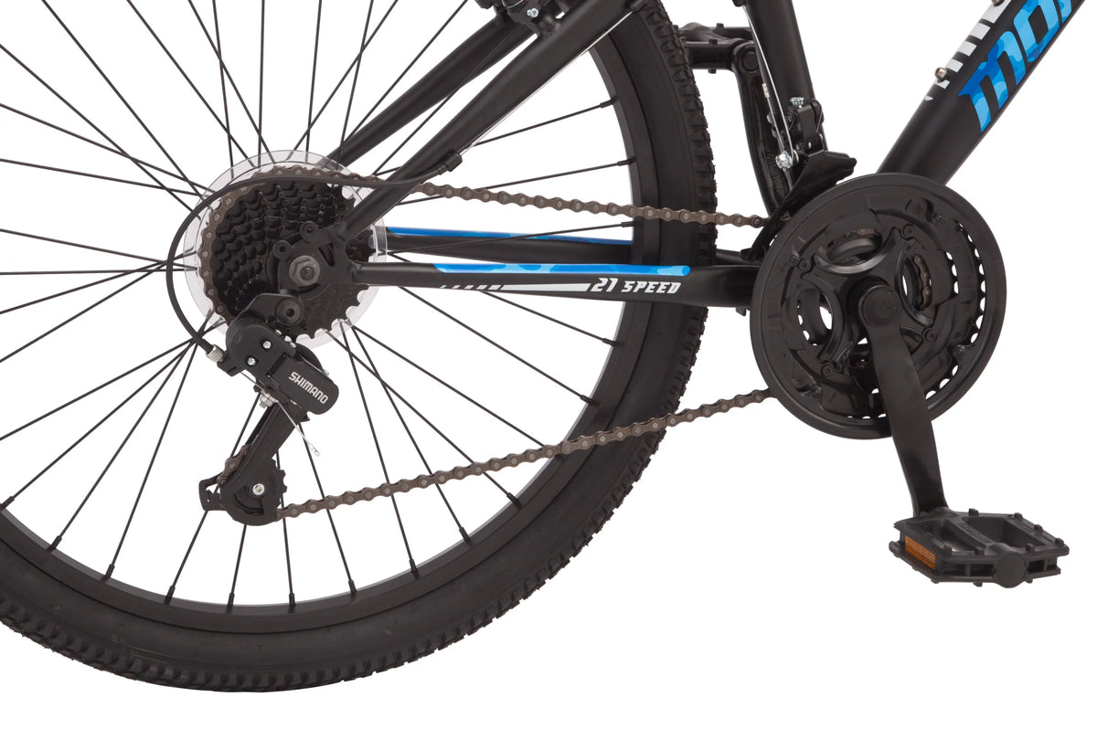 24-inch 21 Speed Black Mountain Bike N798