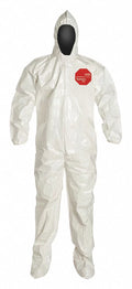 White Hooded Coveralls F2534