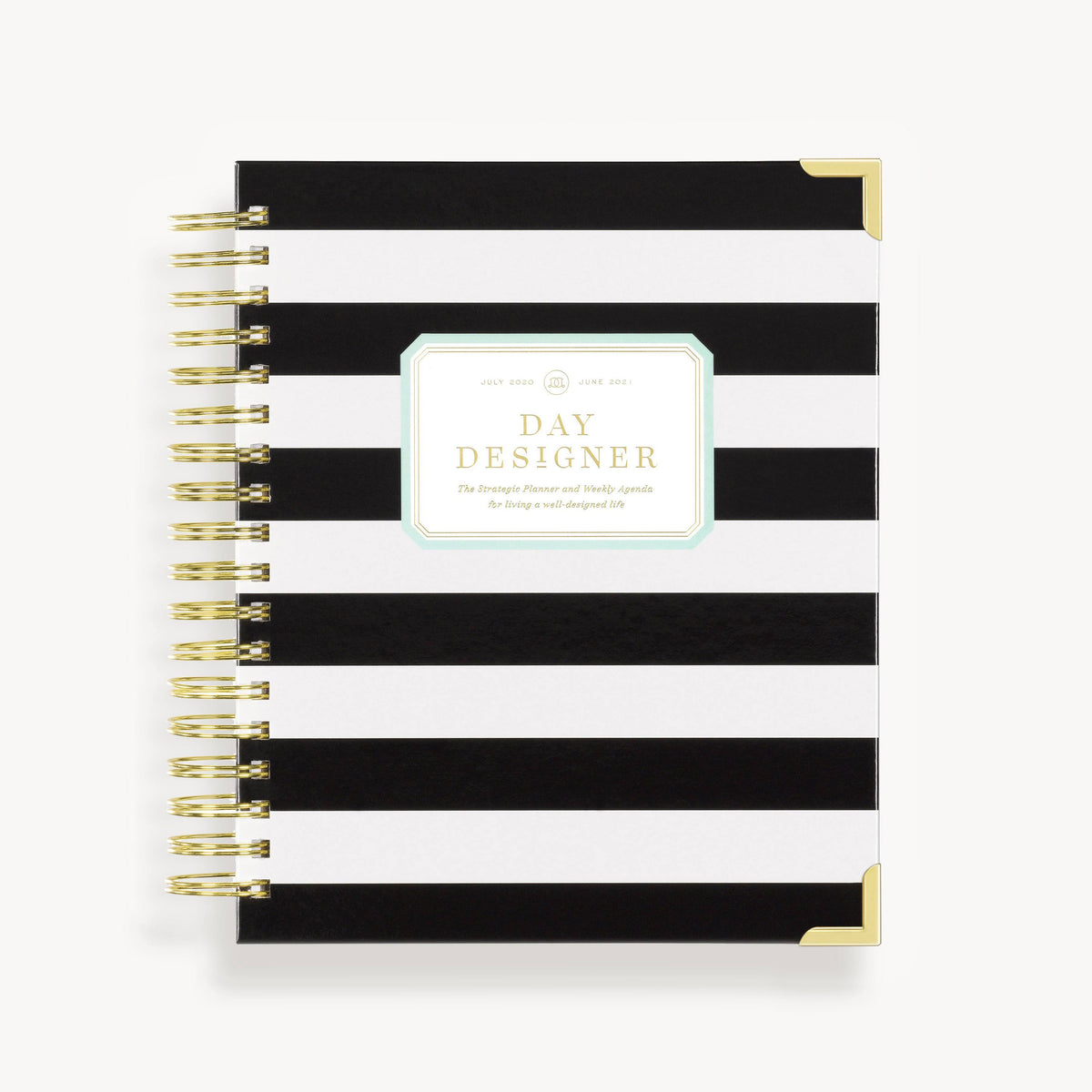 Black Stripe Weekly Planner O8065