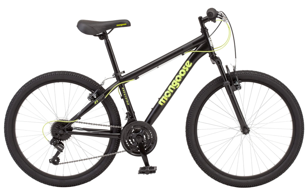 24-inch 21 Speed Black Mountain Bike N798