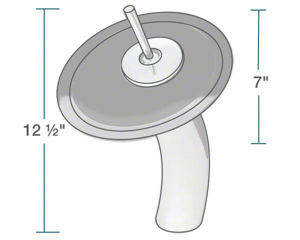 Black-ABR Bathroom Waterfall Faucet Ensemble B534