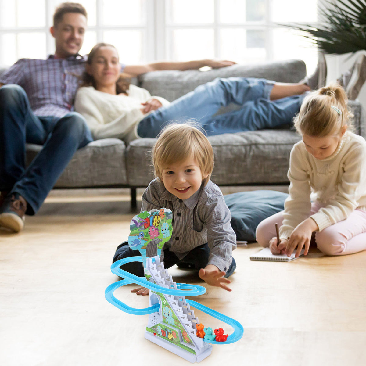 Stair Climbing Toy Roller Coaster B8619