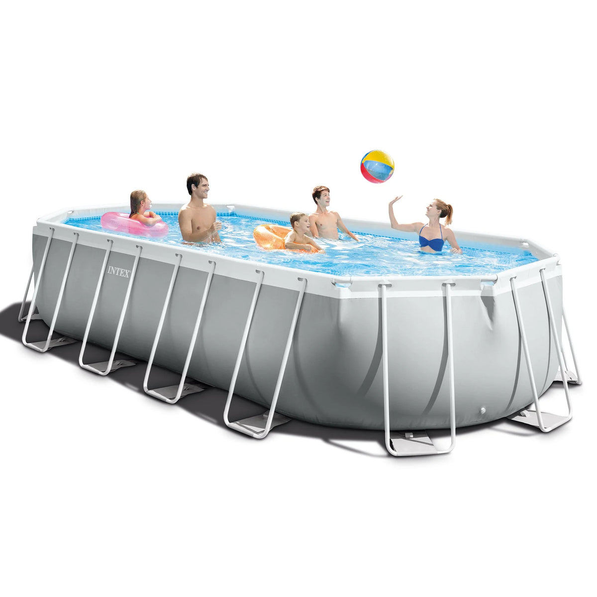 16.5ft x 9ft x 48in Oval Above Ground Pool Set with Pump, Cover and Ladder D2148