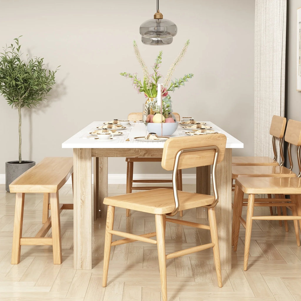 Rectangular Wood Extendible Dining Table Z7016