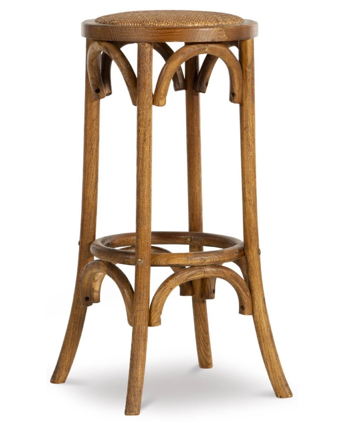 Brown Backless Bar Stool P5576
