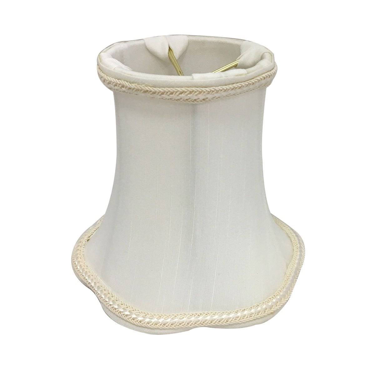 5x22 White Bell Candelabra Shade D746
