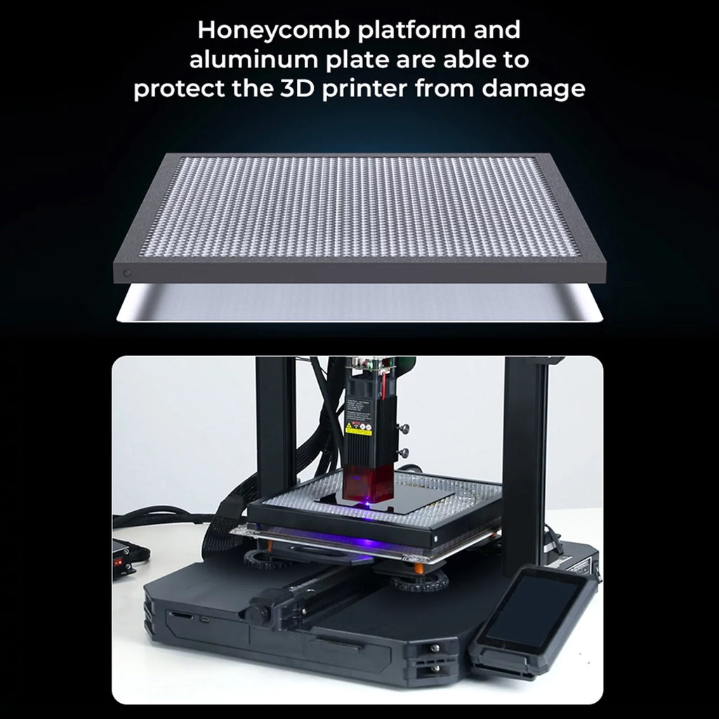 Honeycomb Working Table 235x235mm Aluminum Panel I11216