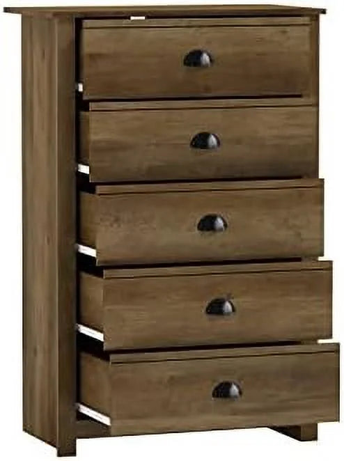 5 Drawer Wood Dresser J68836