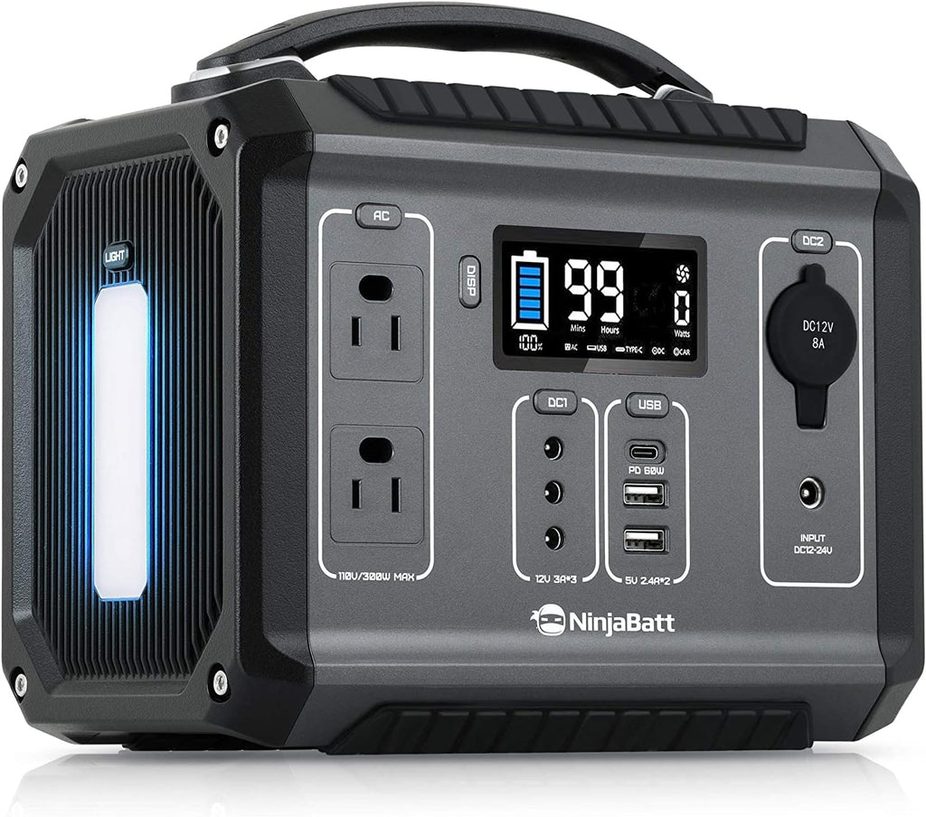 300W Portable Power Station 280Wh Solar Generator K843492