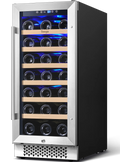 15" 33 Bottle Dual Zone Wine Cooler Refrigerator R8783