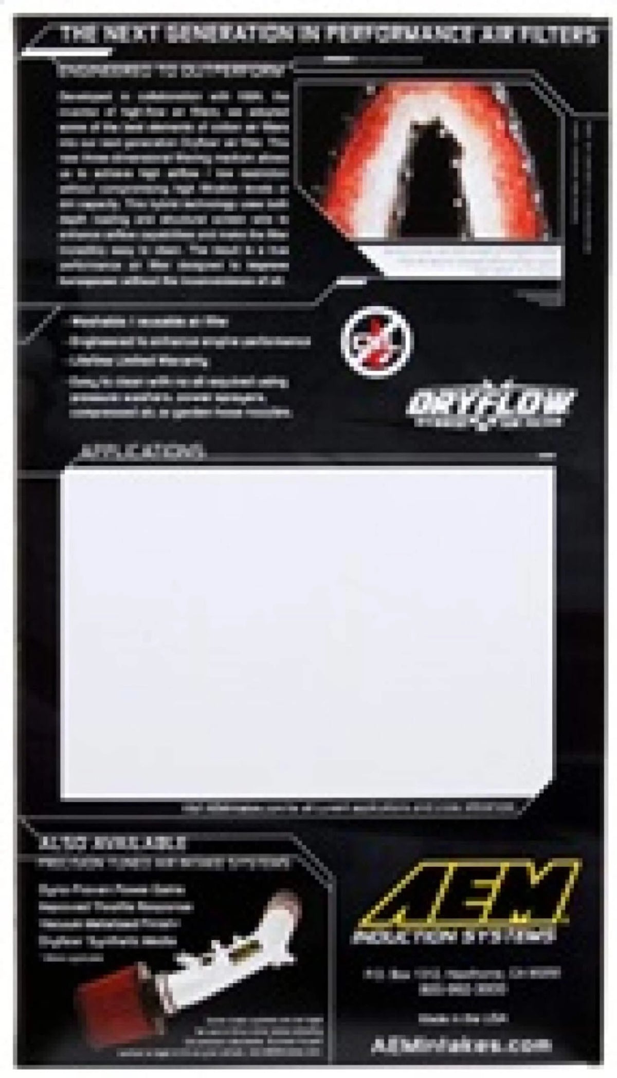 Universal Air Filter V51528