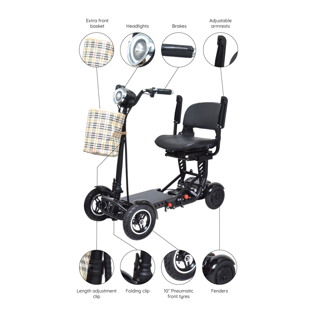 Compact Electric Scooter with Adjustable Seat S53720