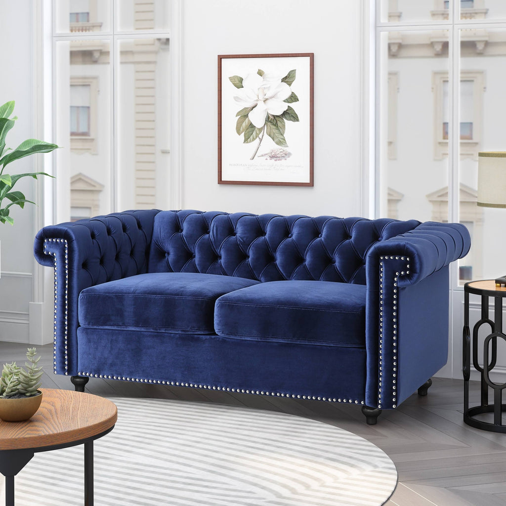 Midnight Blue Love Seats I150