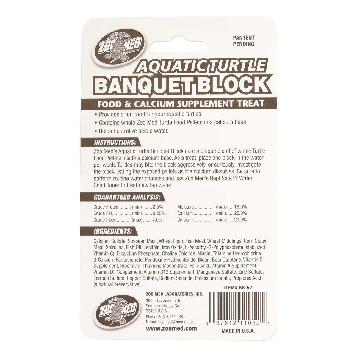 Aquatic Turtle Banquet Block Y55581