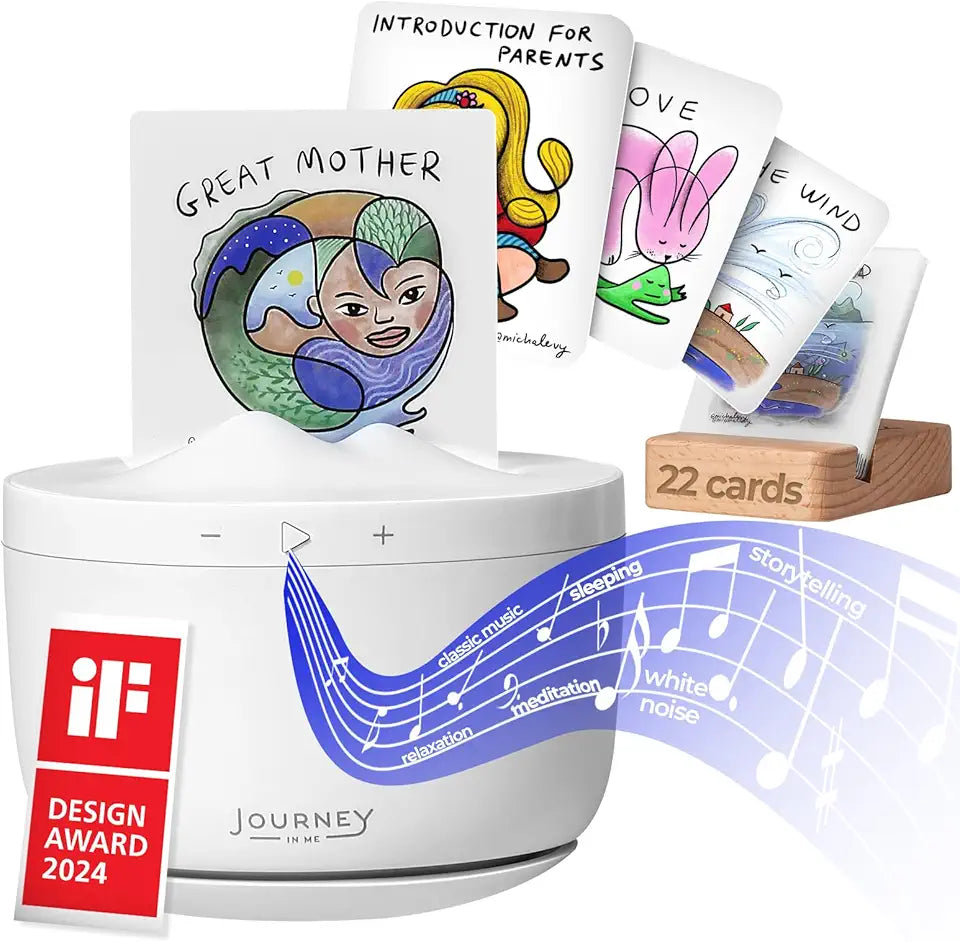 Portable Sound Machine with 12 Mindfulness Audio Cards Y594