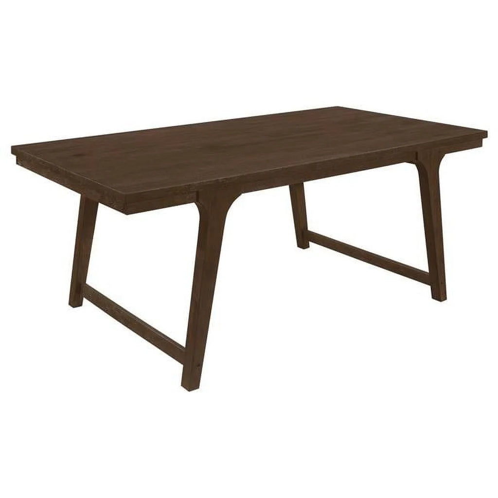 Brown 6 Seater Hardwood Dining Table U100031