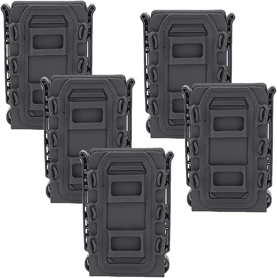 Tactical Mag Pouch 5Pcs Molle Magazine Holder P636779