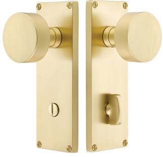 Modern Thumbturn Privacy Non-Keyed Sideplate Lockset L2996
