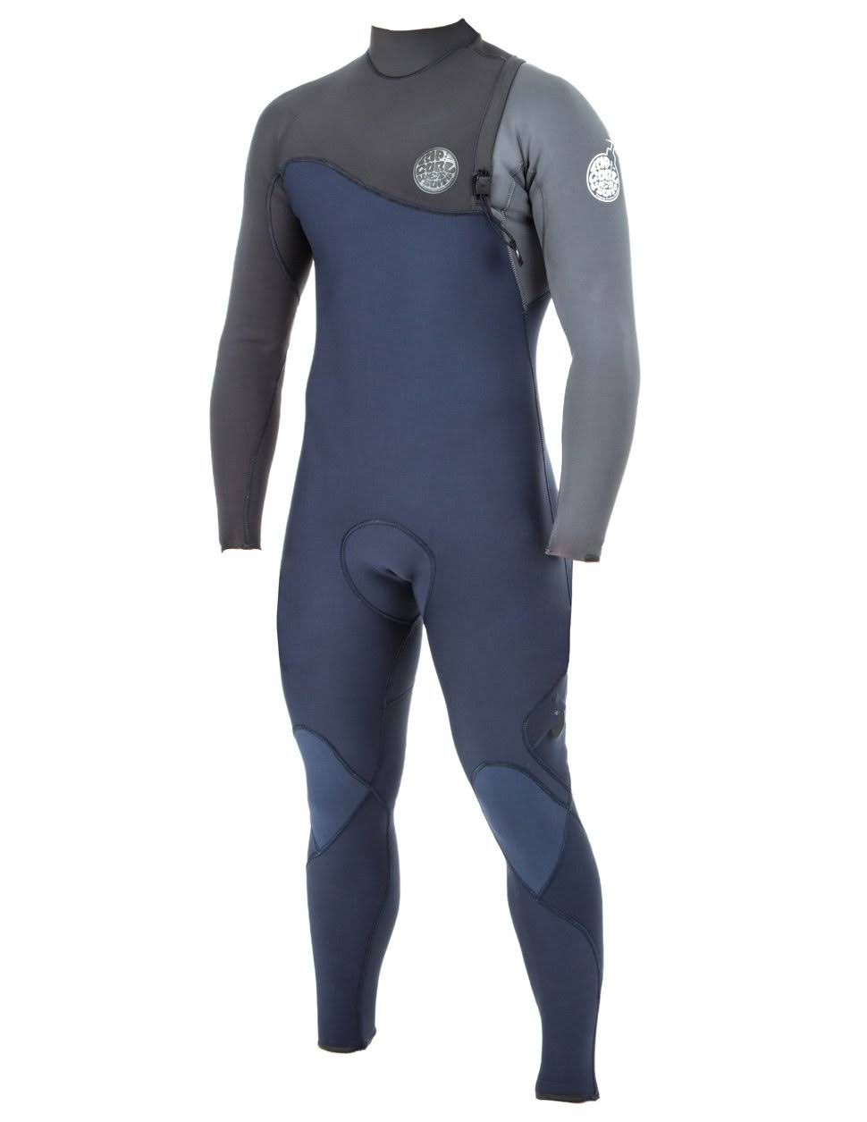 Black 3/2mm Zip Free Wetsuit E572