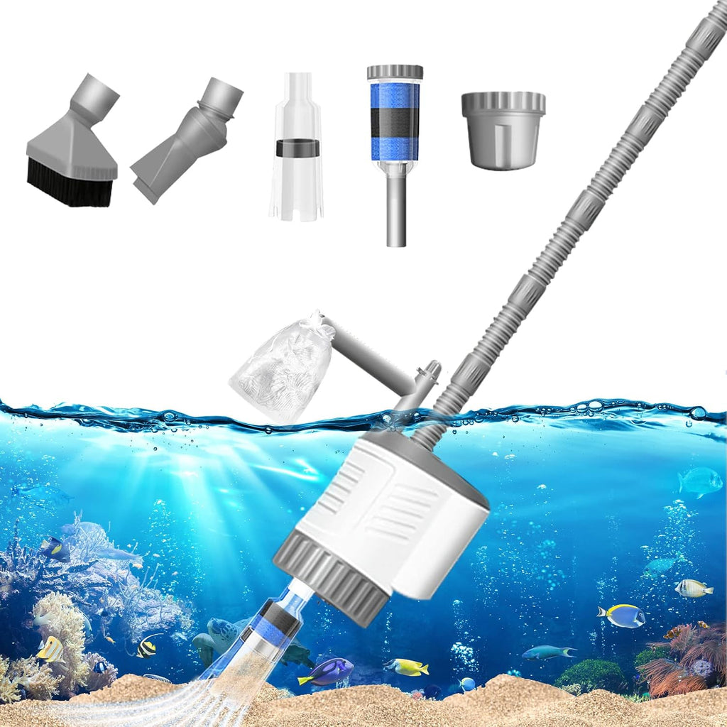 6 in 1 Aquarium Gravel Cleaner Siphon Kit, 30W, 320GPH G307730