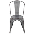 Silver Metal Dining Chair A480