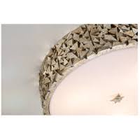 Mosaic 3-Light Flushmount in Silver R73223
