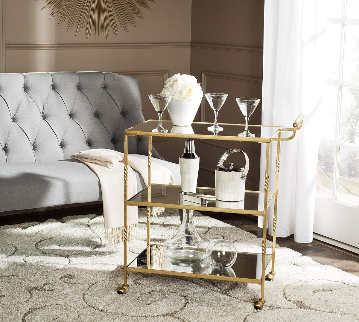 Gold Bar Cart N371