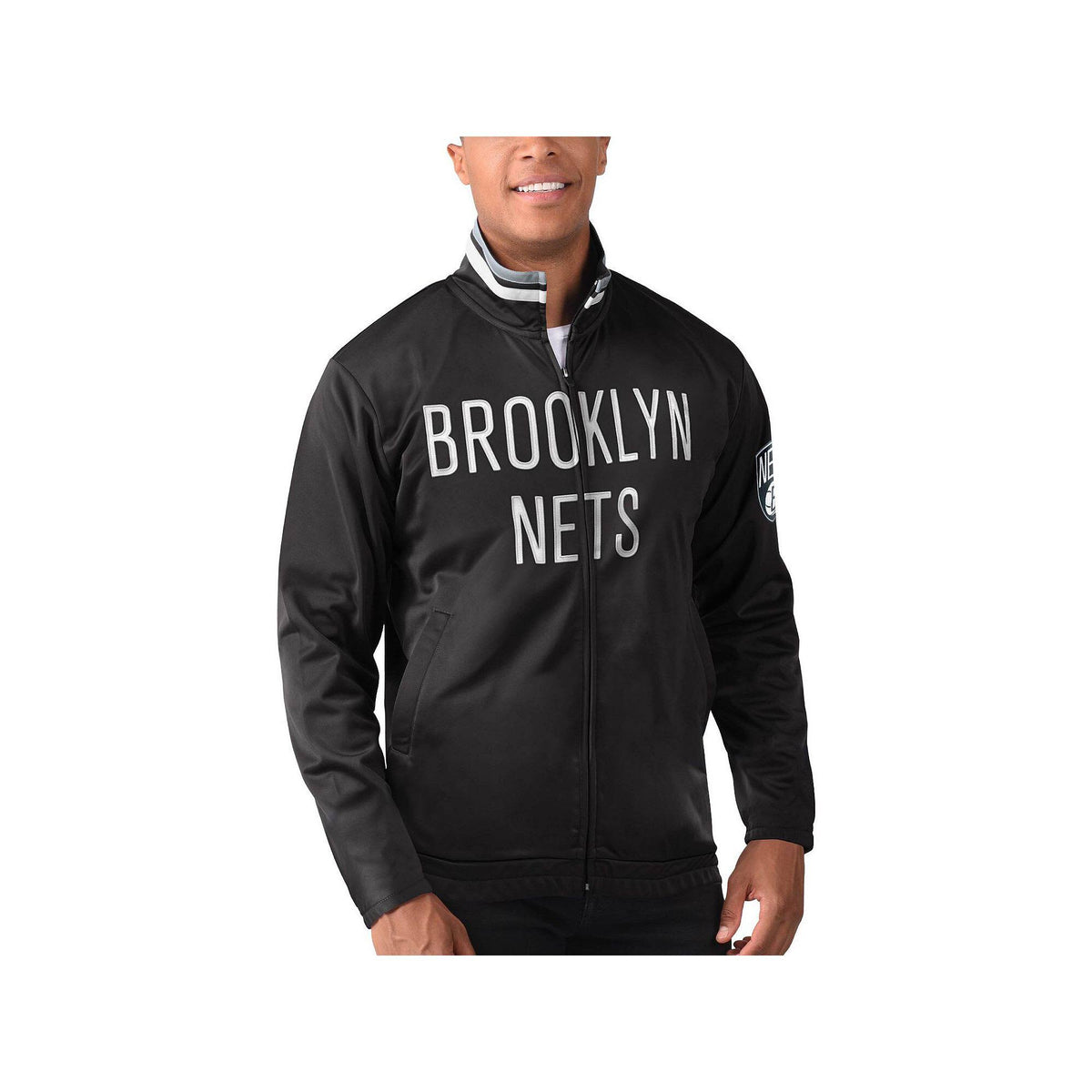 Black Full-Zip Track Jacket S2369