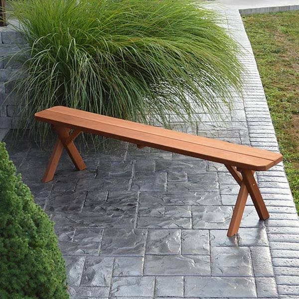 Gray Stain Cedar Picnic Bench E46864