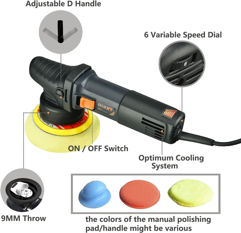 7 Inch Car Polishing Machine with Woolen Fleece Hood I148067