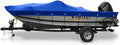 Boat Cover 600D Polyester Waterproof UV Resistant, Fits 17-19 feet V-Hull, Beige Pack of 2 G73153