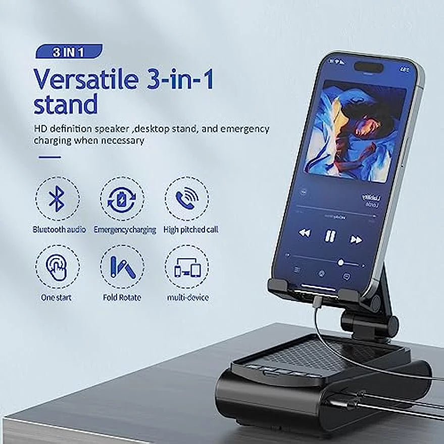 Cell Phone Stand with Wireless Bluetooth Speaker C345477