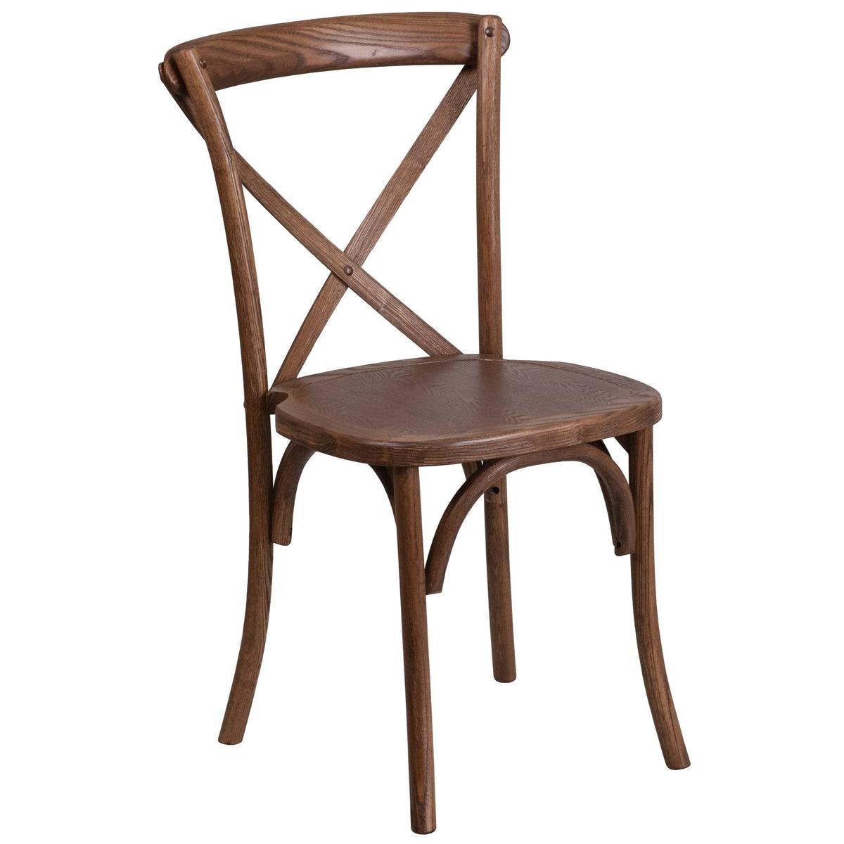 Cross Back Chair (Oak), Brown Q97148