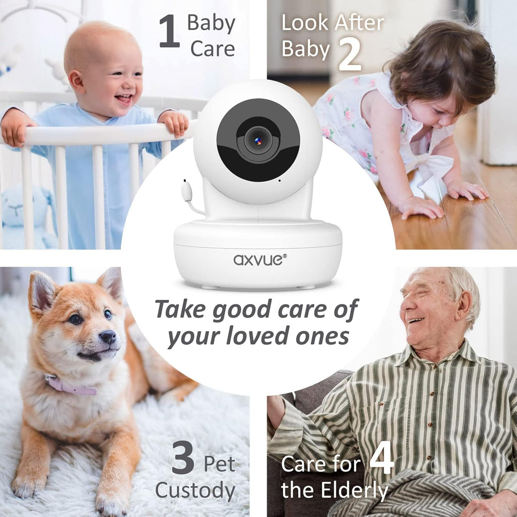 Baby Monitor with Remote Pan-Tilt-Zoom Camera, 4.3” Screen, Night Vision, Talk Back, Room Temperature, Lullabies, 1000ft Range V190329