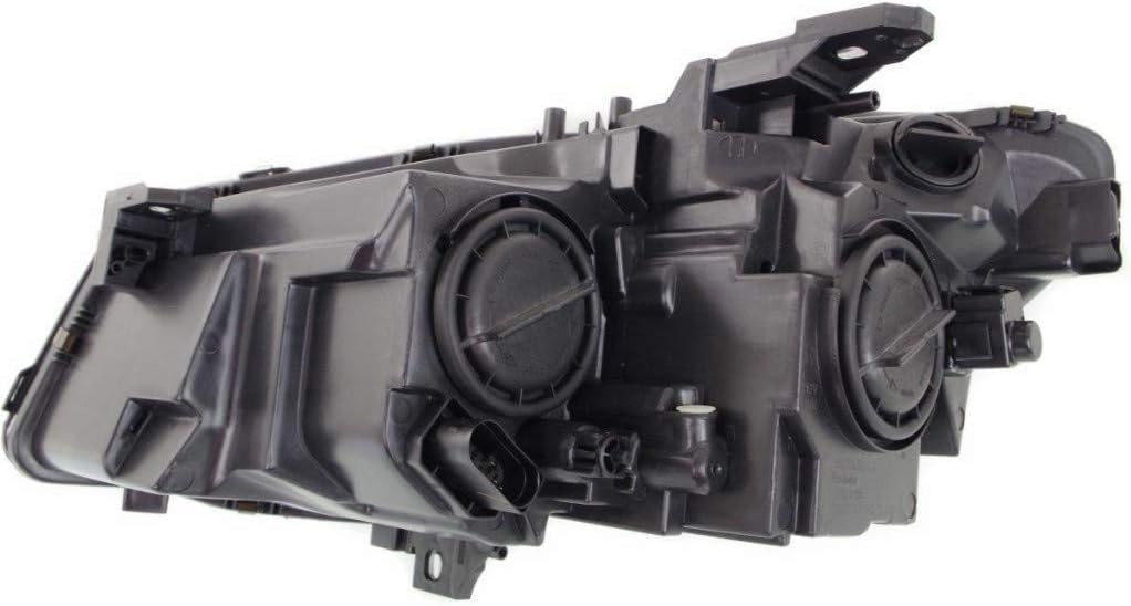 Passenger Side Headlight Assembly Black Housing V715