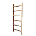 Gray Wood Ladder Bookcase D439875