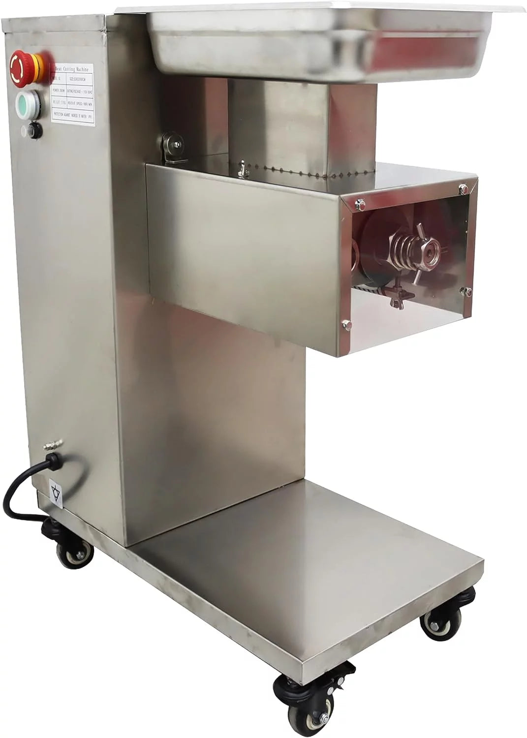 Stainless Electric Meat Slicer with 8mm Blade Z779332