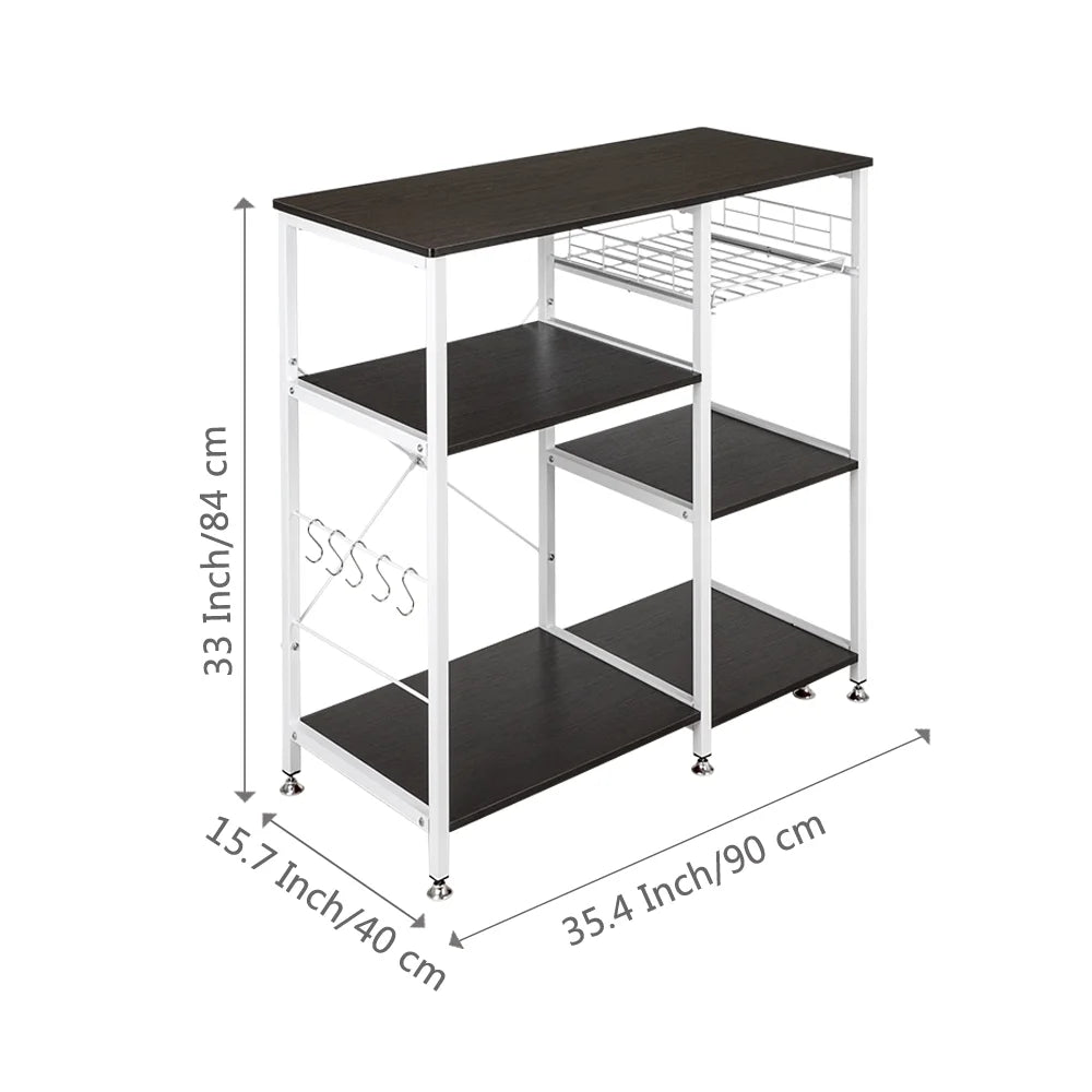 3-Tier Metal Kitchen Baker’s Rack with Hook Q3994