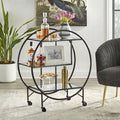 Black Bar Cart M5297