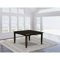 Square Table with Butterfly Leaf Saddle Brown Finish W423