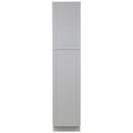 Gray Pantry Cabinet with Adjustable Shelves S483115