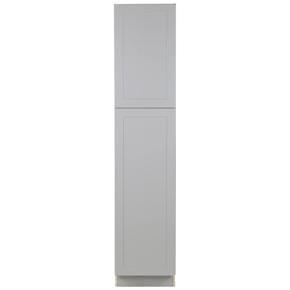 Gray Pantry Cabinet with Adjustable Shelves S483115