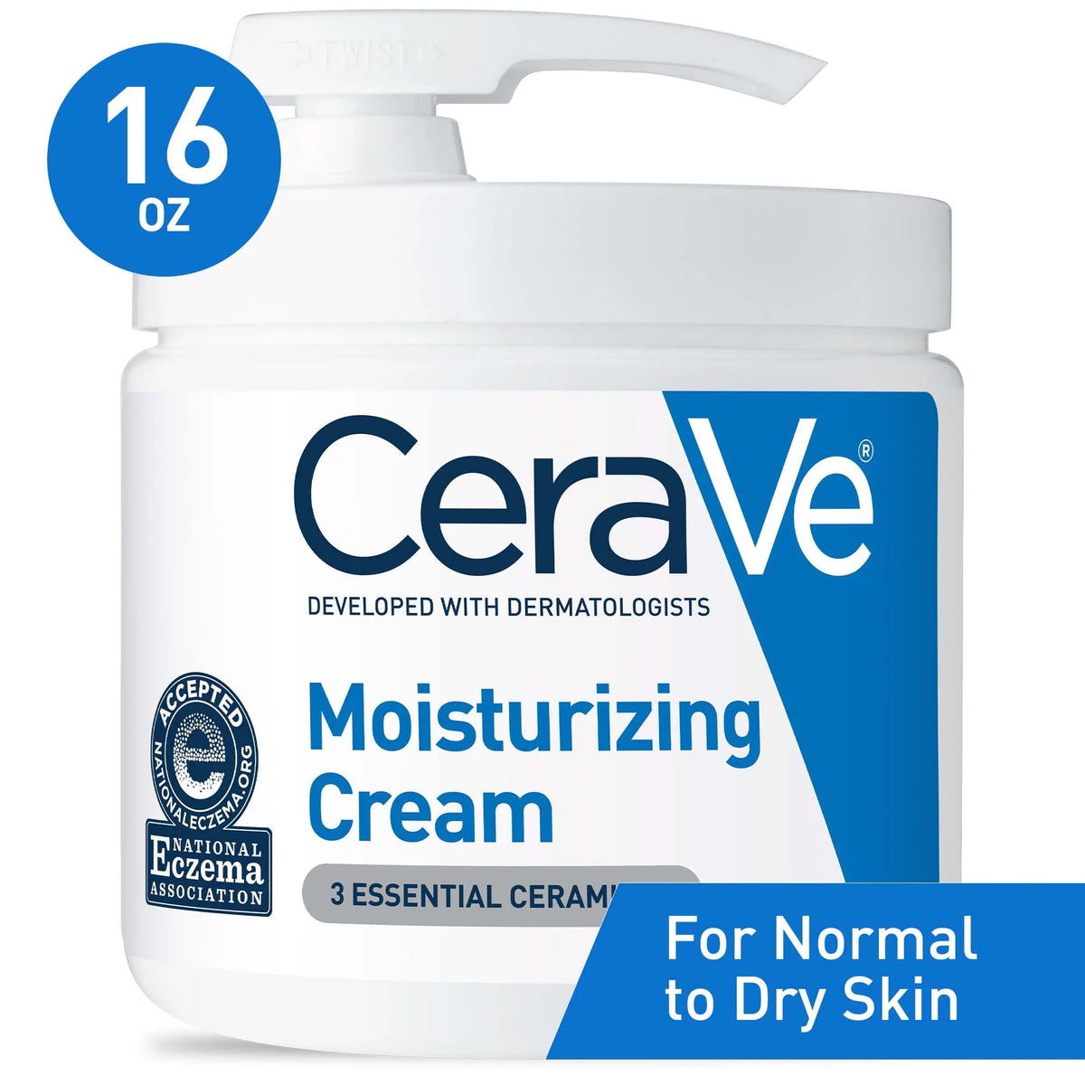 Moisturizing Cream for Face and Body, 16 oz U294