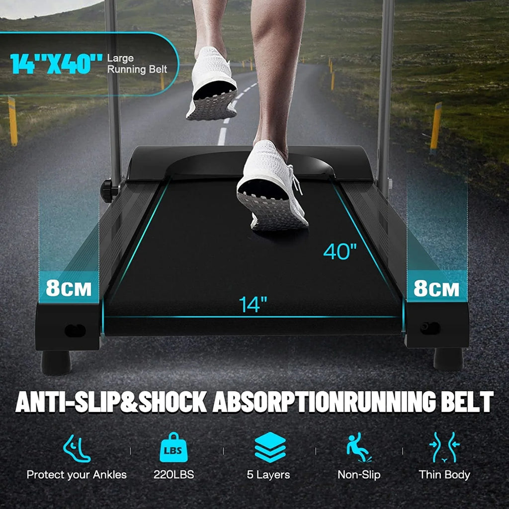 Folding Treadmill with 12 Preset Programs J817