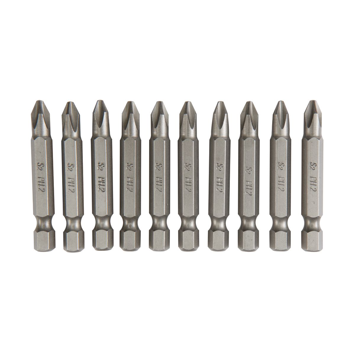 2 in. PH2 Phillips Insert Bits 10-Piece M10371