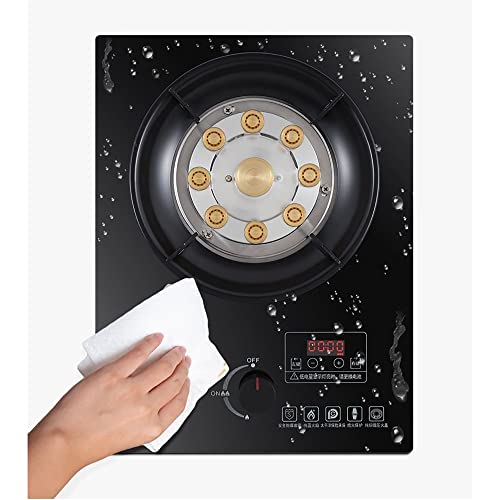 Black Tempered Glass Built-in Gas Cooker H47074