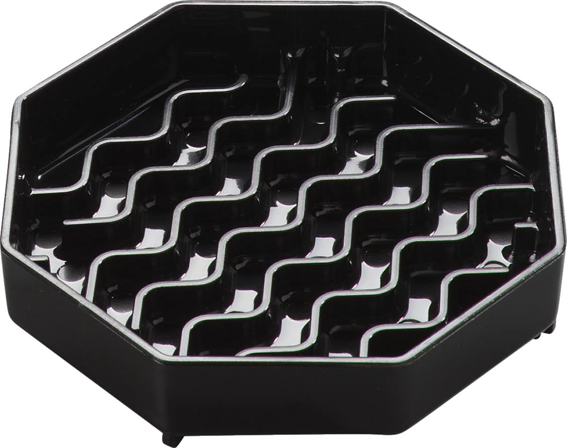 Black Octagonal Drip Tray P90821