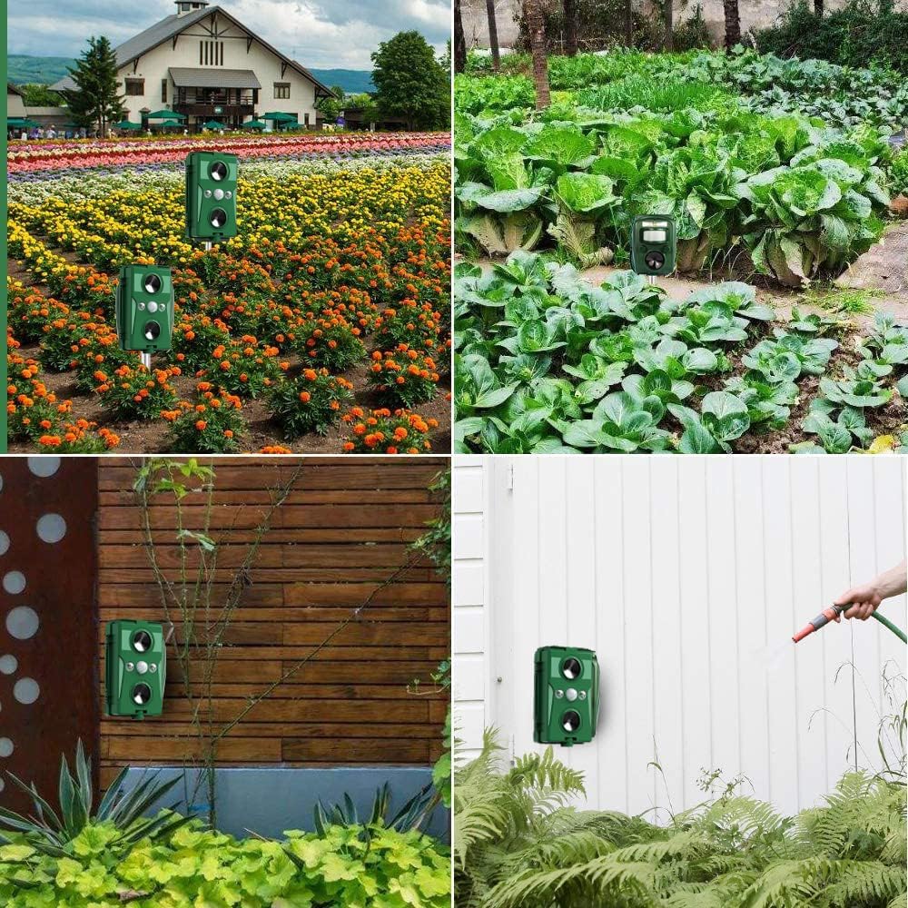 Solar Ultrasonic Repellent Waterproof with Motion Detector S9956